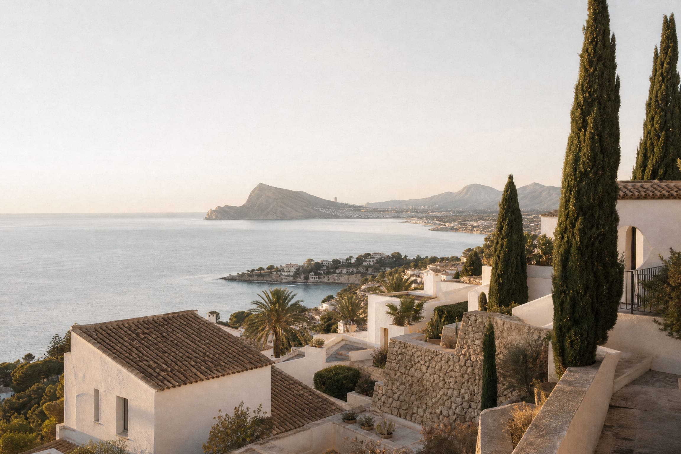 Mediterranean coast near Altea